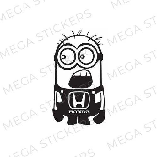 HONDA Minion Aufkleber - megastickers.de