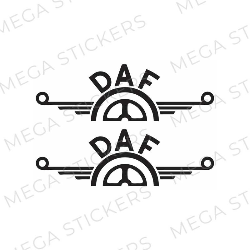 DAF Logo Seitenfenster Aufkleber - megastickers.de