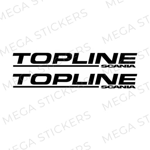 SCANIA Topline Seitenfenster Aufkleber - megastickers.de