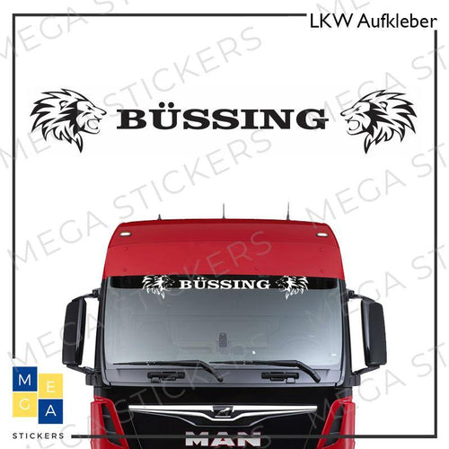 MAN Büssing Frontscheibe Aufkleber - megastickers.de