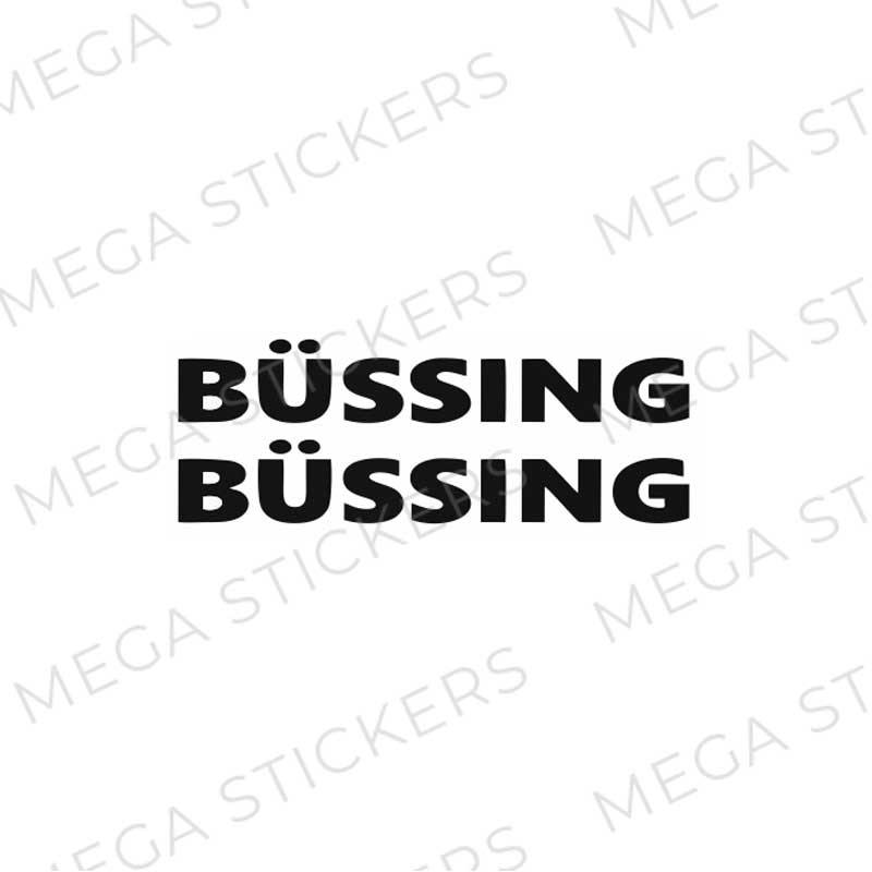 BÜSSING Seitenfenster Aufkleber - megastickers.de