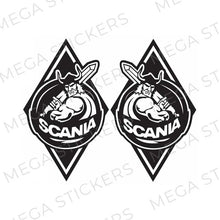 Lade das Bild in den Galerie-Viewer, Scania Viking Rauten Aufkleber - megastickers.de
