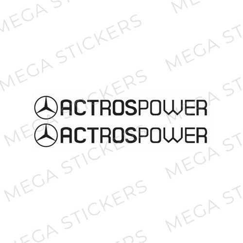 ACTROSPOWER Seitenfenster Aufkleber - megastickers.de