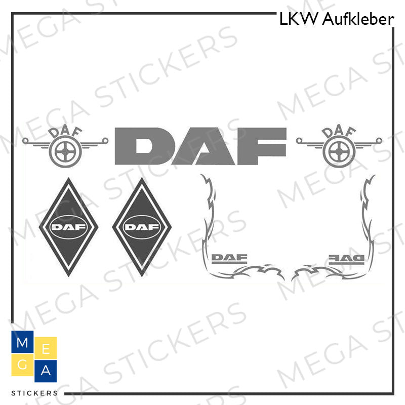 Vip Daf Stickers DAF Aufkleber Set – megastickers.de