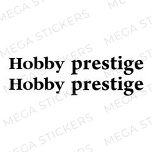 Lade das Bild in den Galerie-Viewer, Hobby Prestige Wohnwagen Aufkleber
