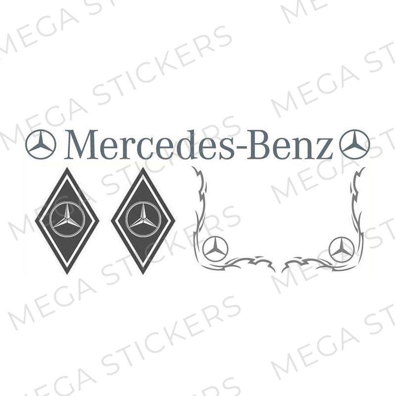 Mercedes Benz Aufkleber Set - megastickers.de