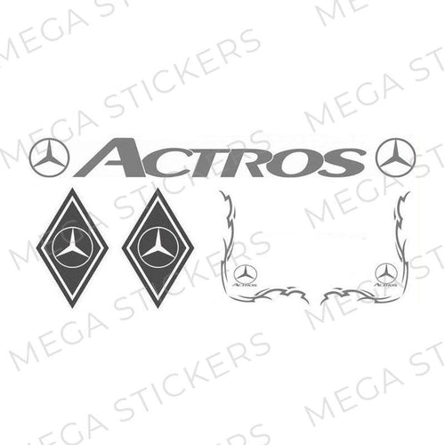 ACTROS Aufkleber Set - megastickers.de