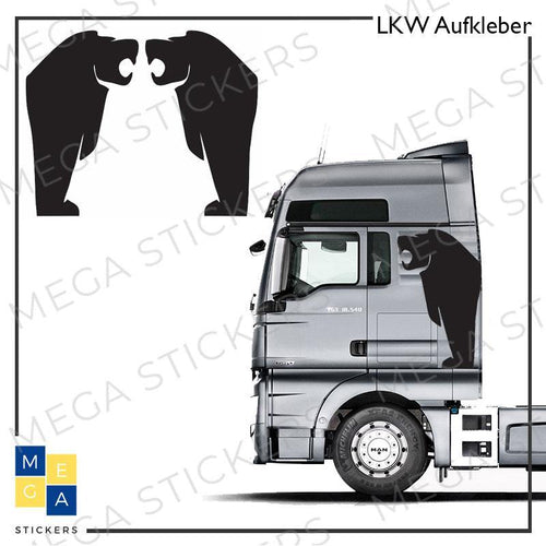 MAN Löwe Fahrerhaus Aufkleber - megastickers.de