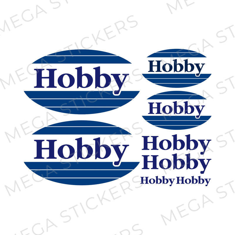 Hobby XL Set Wohnwagen Aufkleber
