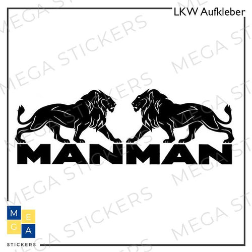 MAN Löwe Aufkleber - megastickers.de