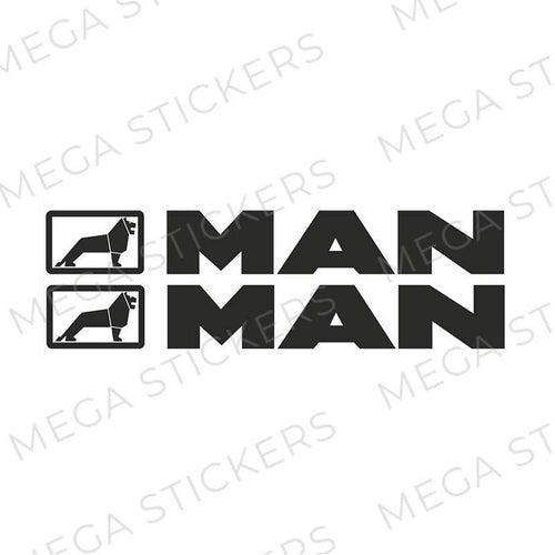 MAN Seitenfenster Aufkleber - megastickers.de