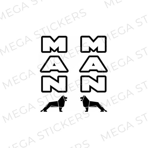 MAN Seitenfenster Aufkleber - megastickers.de