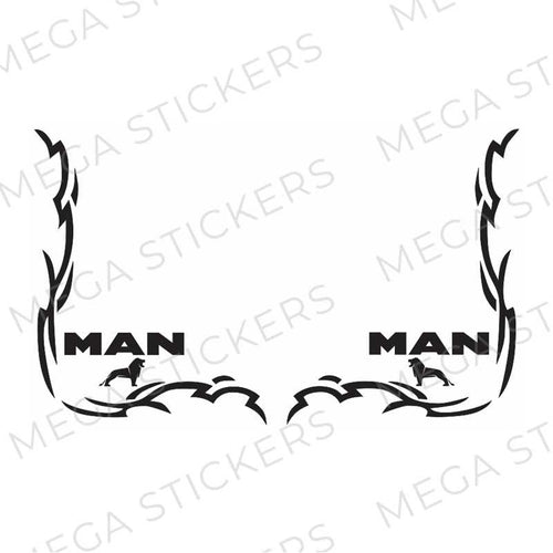 MAN Seitenfenster Aufkleber - megastickers.de