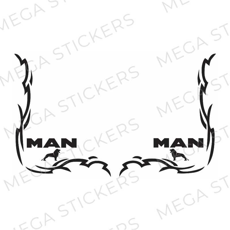MAN Seitenfenster Aufkleber - megastickers.de