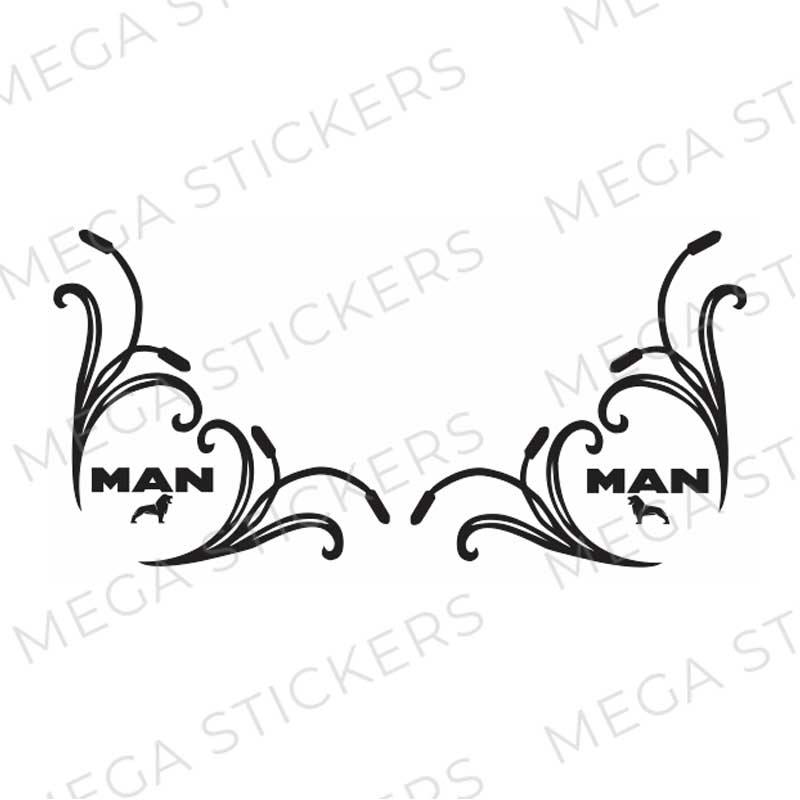 MAN Seitenfenster Aufkleber - megastickers.de