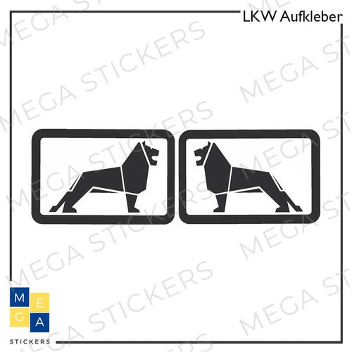 MAN Löwe Aufkleber - megastickers.de