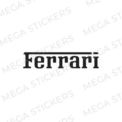 Ferrari Aufkleber - megastickers.de