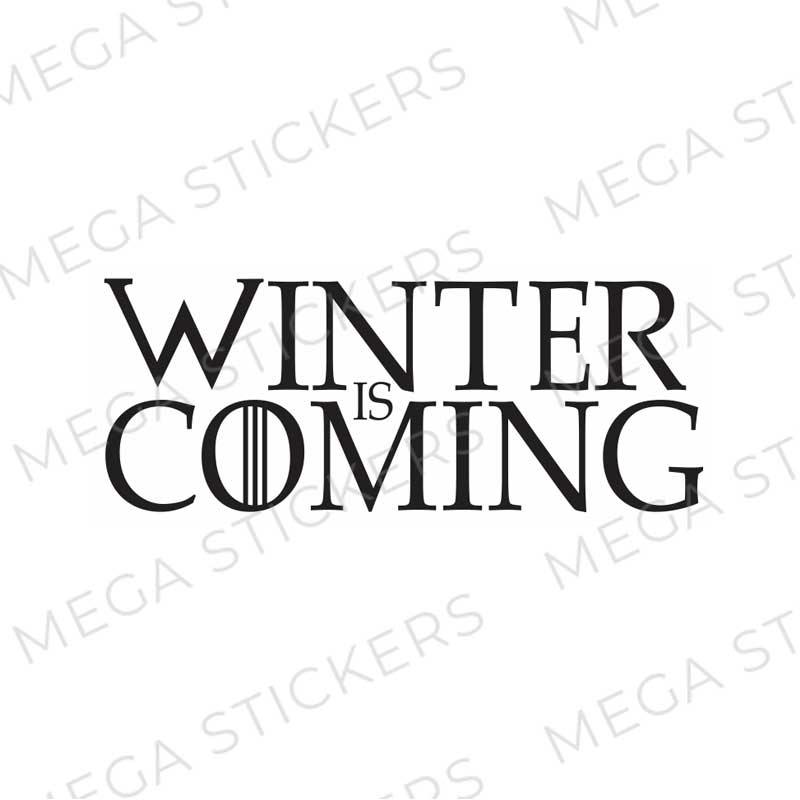 Winter is coming Aufkleber - megastickers.de