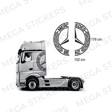 Load image into Gallery viewer, Mercedes Stern Fahrerhaus Aufkleber - megastickers.de
