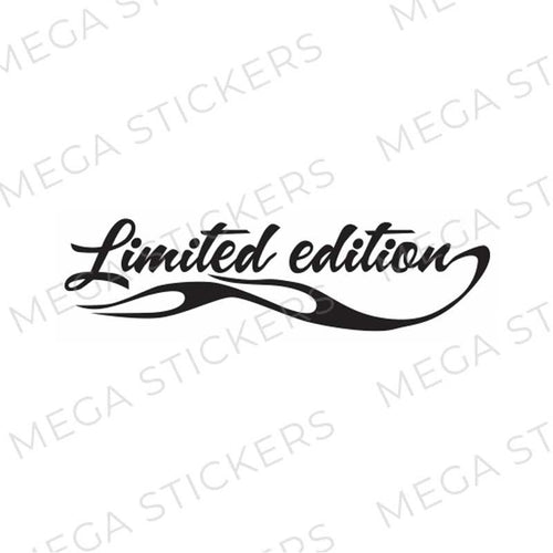 Limited edition Aufkleber - megastickers.de