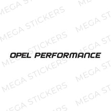 Lade das Bild in den Galerie-Viewer, Opel Performance Aufkleber - megastickers.de

