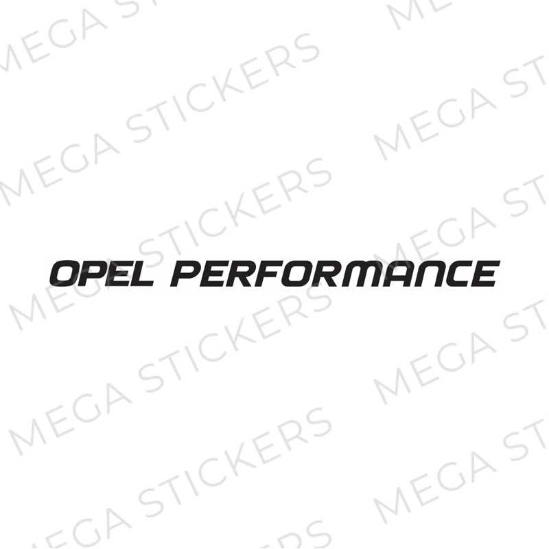 Opel Performance Aufkleber - megastickers.de