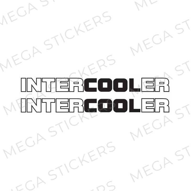 INTERCOOLER Seitenfenster Aufkleber - megastickers.de