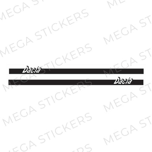 Dacia Streifen Autoaufkleber - megastickers.de