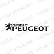 Load image into Gallery viewer, Powered by Peugeot - Autoaufkleber - megastickers.de
