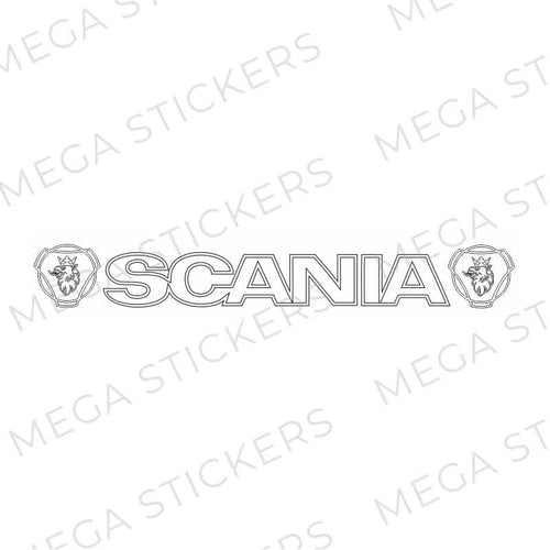 SCANIA Frontscheibe Aufkleber - megastickers.de