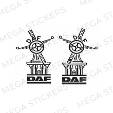 Load image into Gallery viewer, DAF Windmühle Aufkleber - megastickers.de

