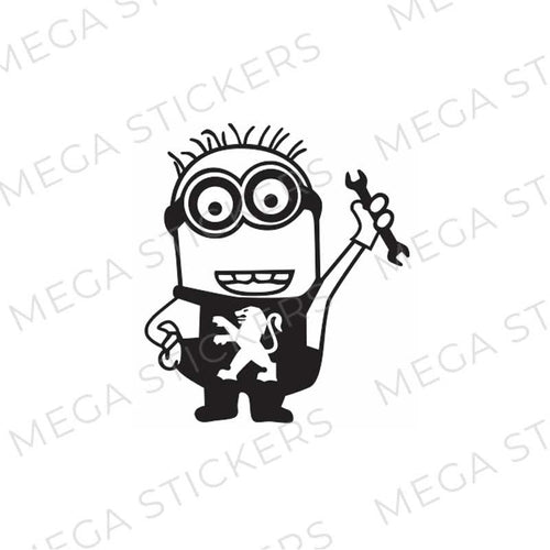 Peugeot Minion Aufkleber - megastickers.de