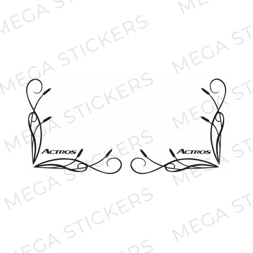Actros Seitenfenster Aufkleber - megastickers.de