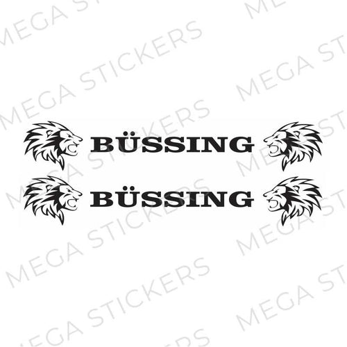 Büssing Seitenfenster Aufkleber - megastickers.de