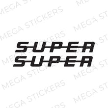 Lade das Bild in den Galerie-Viewer, SUPER Seitenfenster Aufkleber - megastickers.de
