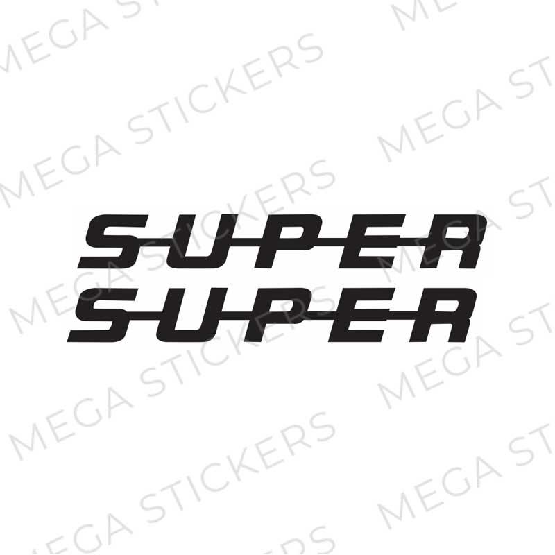 SUPER Seitenfenster Aufkleber - megastickers.de