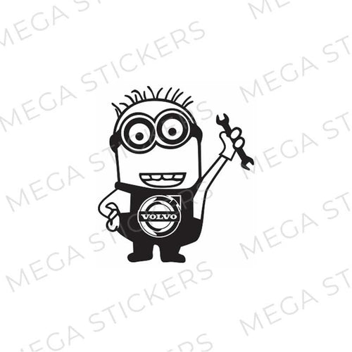 Volvo Minion Aufkleber - megastickers.de