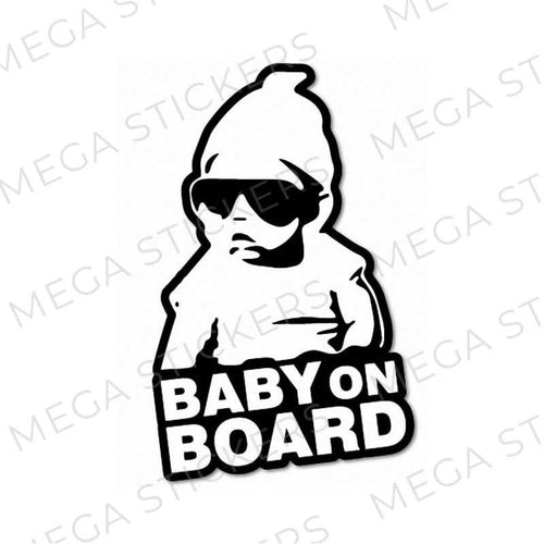 BABY ON BOARD Aufkleber - megastickers.de