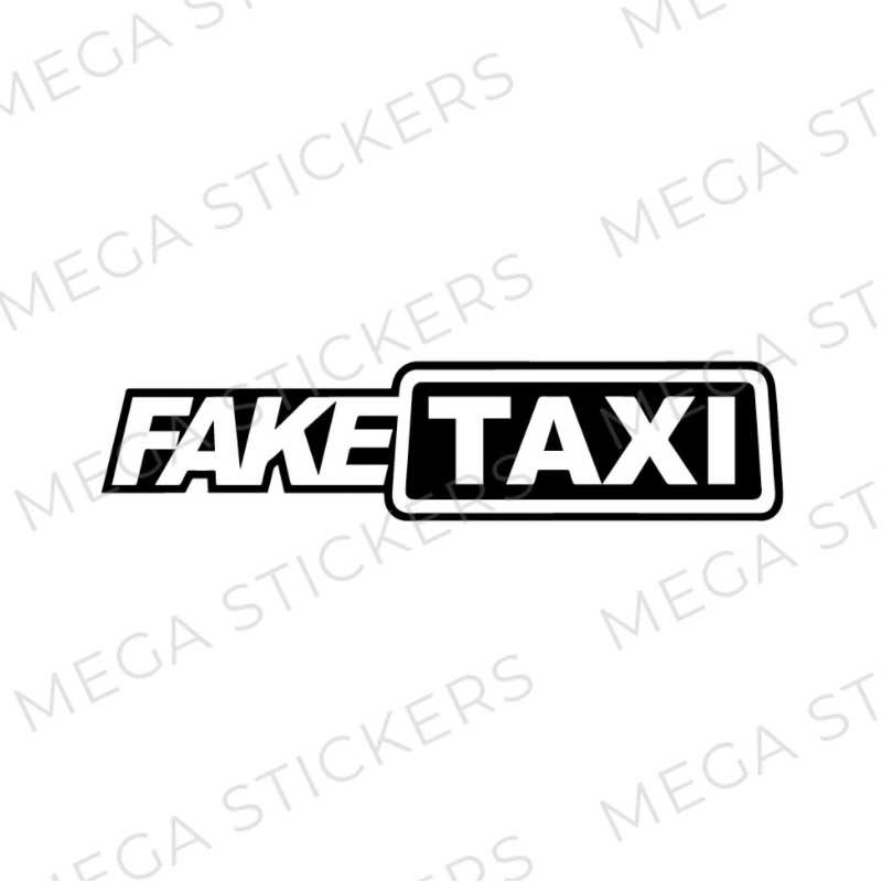 Fake taxi Aufkleber - megastickers.de