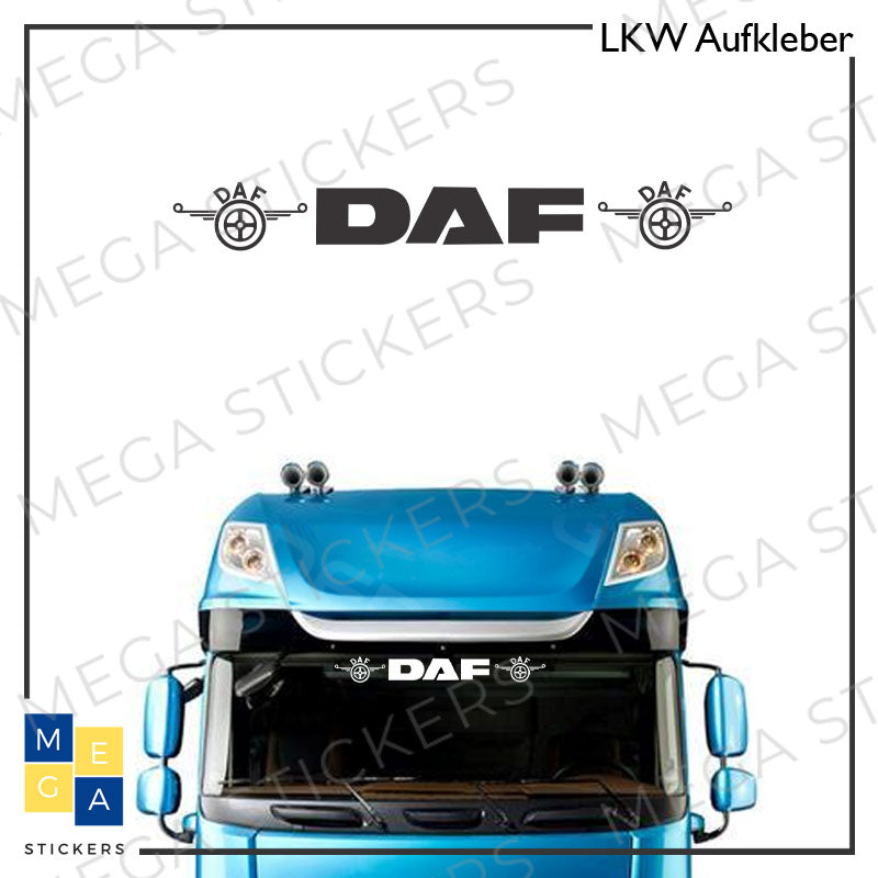DAF Frontscheibe Aufkleber
