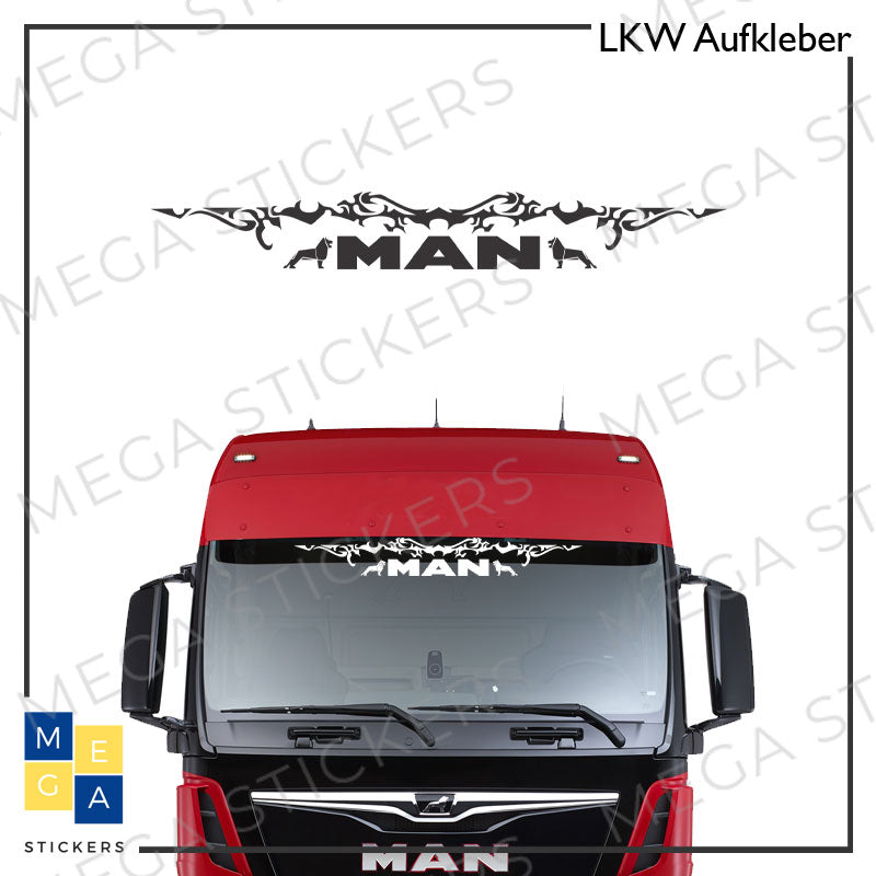 MAN Frontscheibe Aufkleber