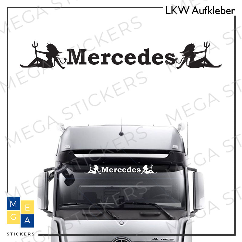 Mercedes Frontscheibe Aufkleber